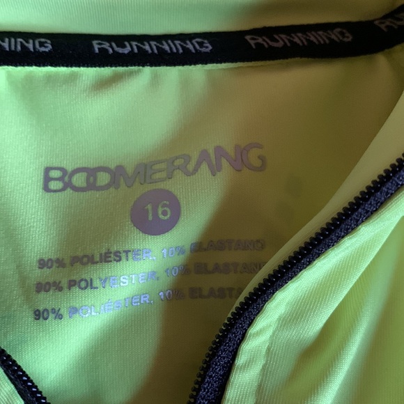 Boomerang neon running jacket - Picture 3 of 4